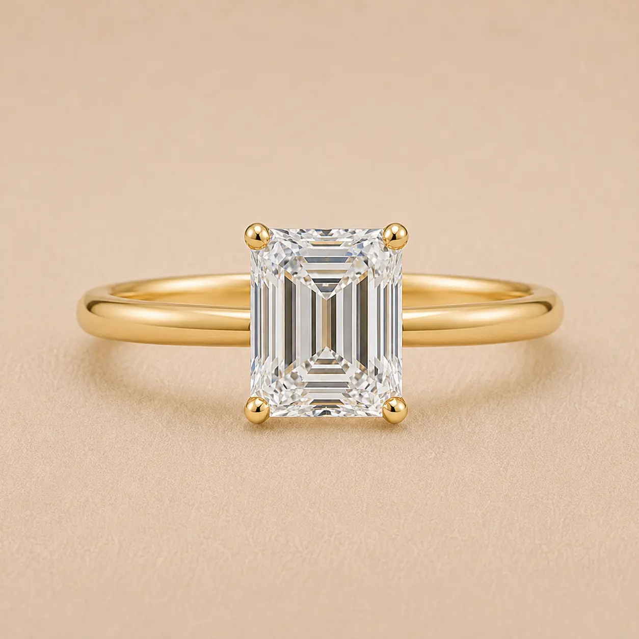 Emerald Solitaire, view 1 of 2